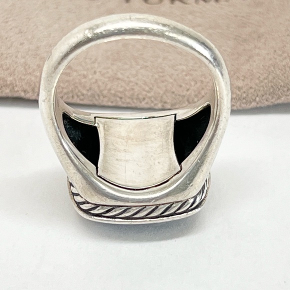 David Yurman 14mm Black Orchid Albion Ring - Picture 6 of 8